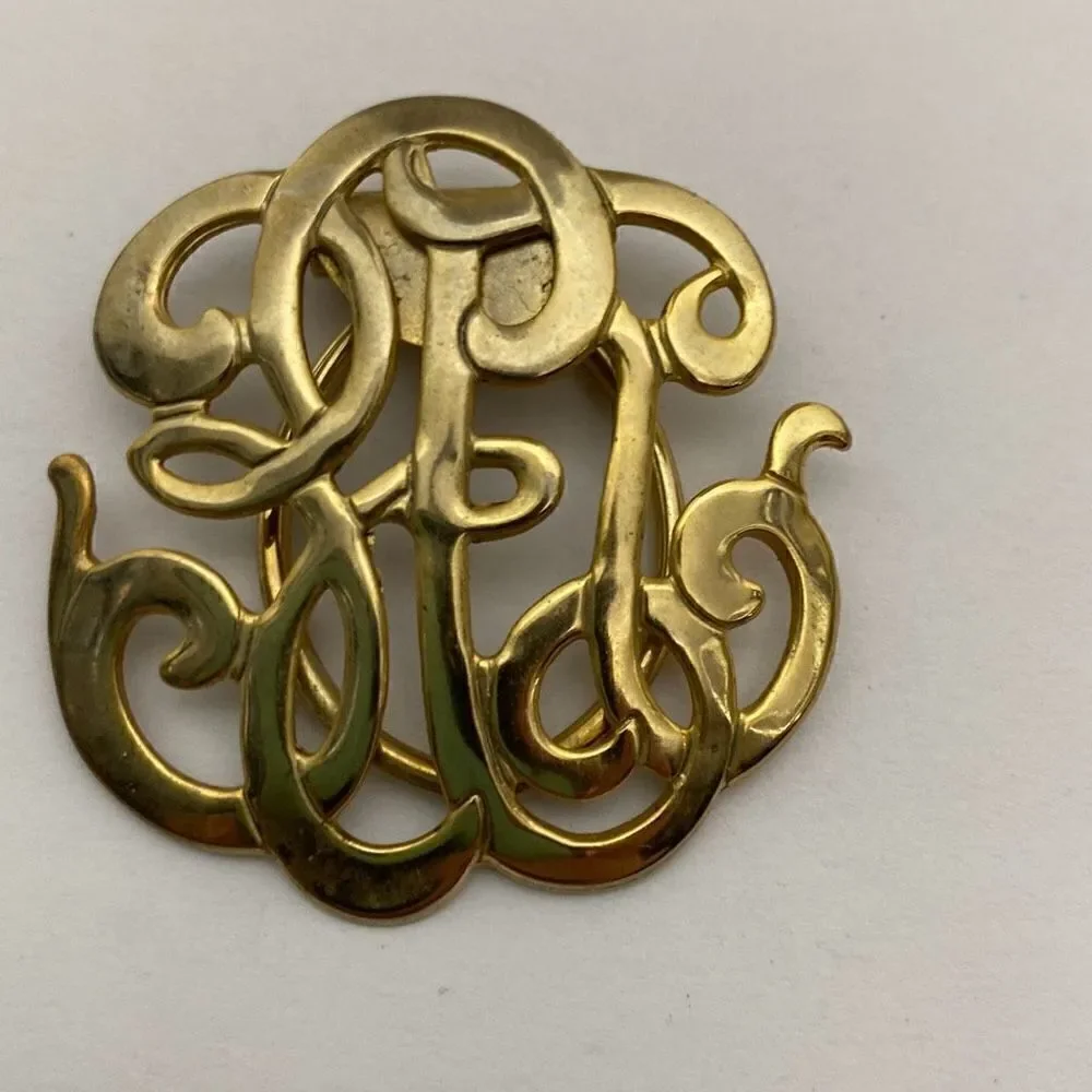 ‎Unbranded Women's Scarf Clip Gold Toned Knot Design